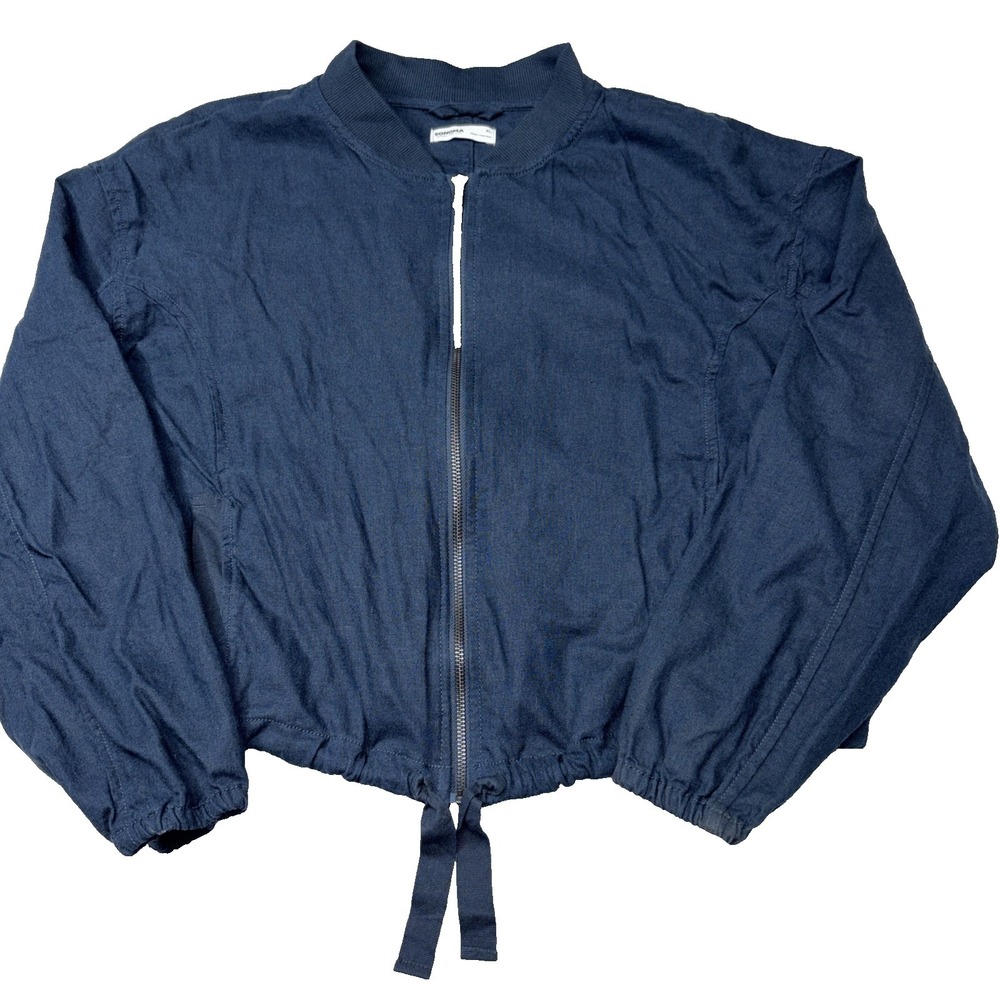 Women's‎ Sonoma Goods For Life Relaxed Bomber Jacket XL Blue